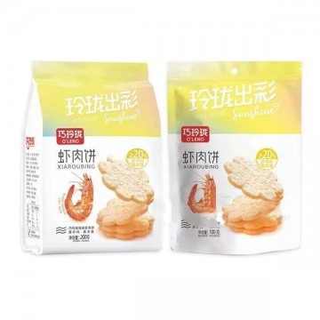 玲珑出彩巧玲珑虾肉饼招商膨化食品代理200g