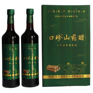 口珍山药醋酿造食醋调味醋730mlx2瓶